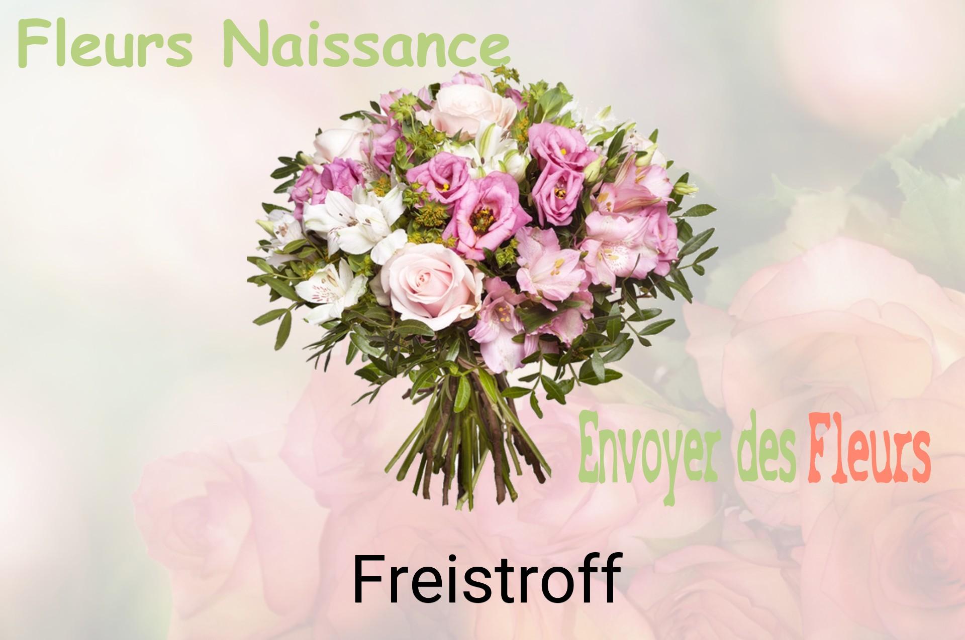 Bouquet de fleurs de naissance livré à Freistroff