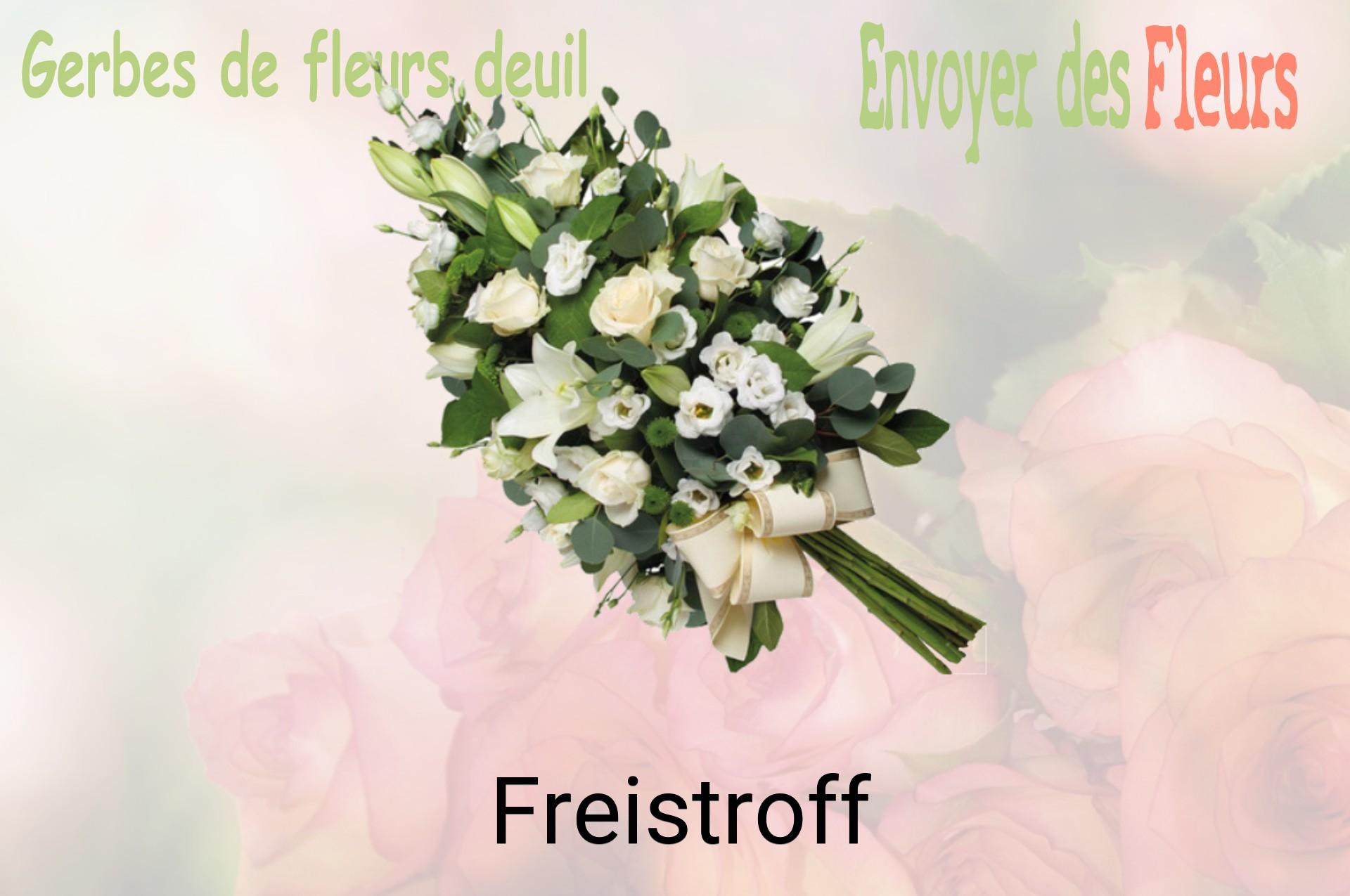 Gerbe de fleurs de deuil livrée à Freistroff